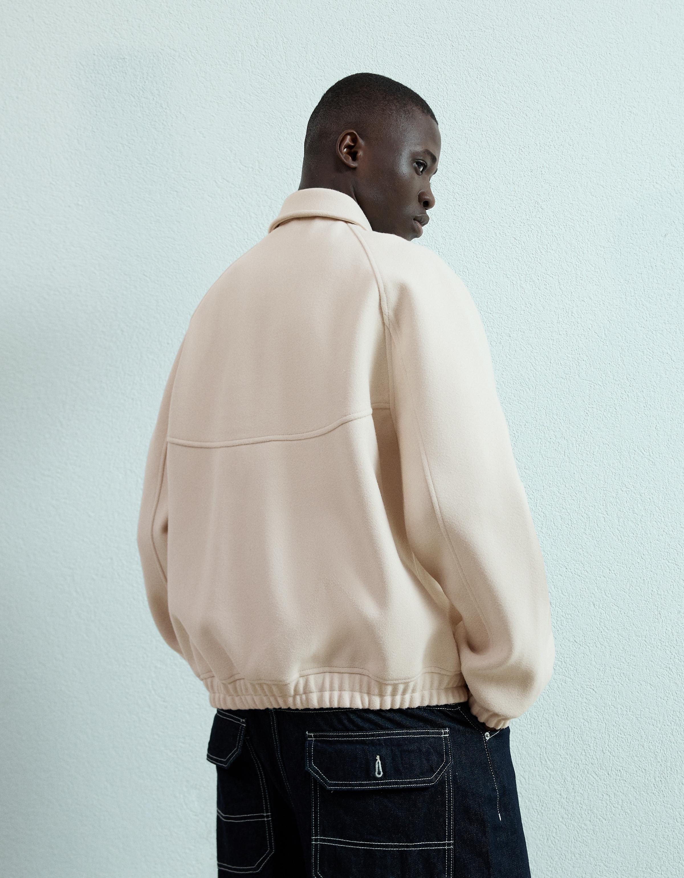 Synthetic wool trucker jacket - Jackets and coats - Men