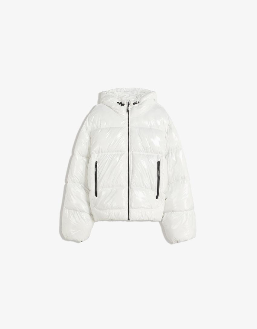Hooded puffer jacket