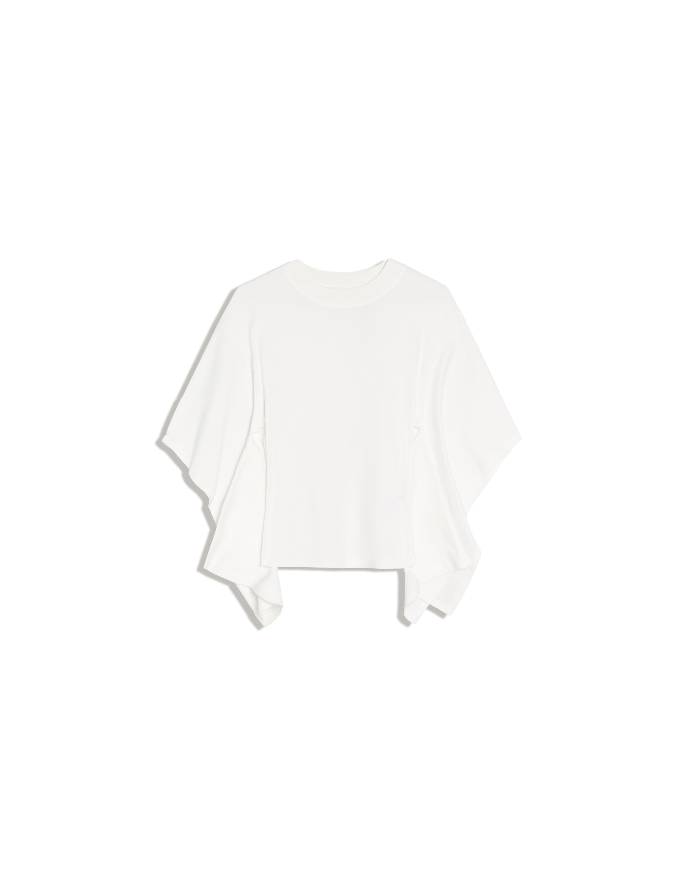 Short sleeve cape T-shirt — Off white