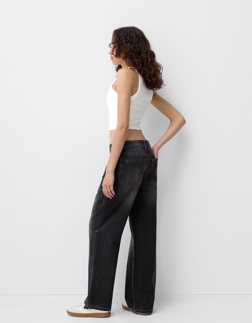 Baggy jean-Siyah