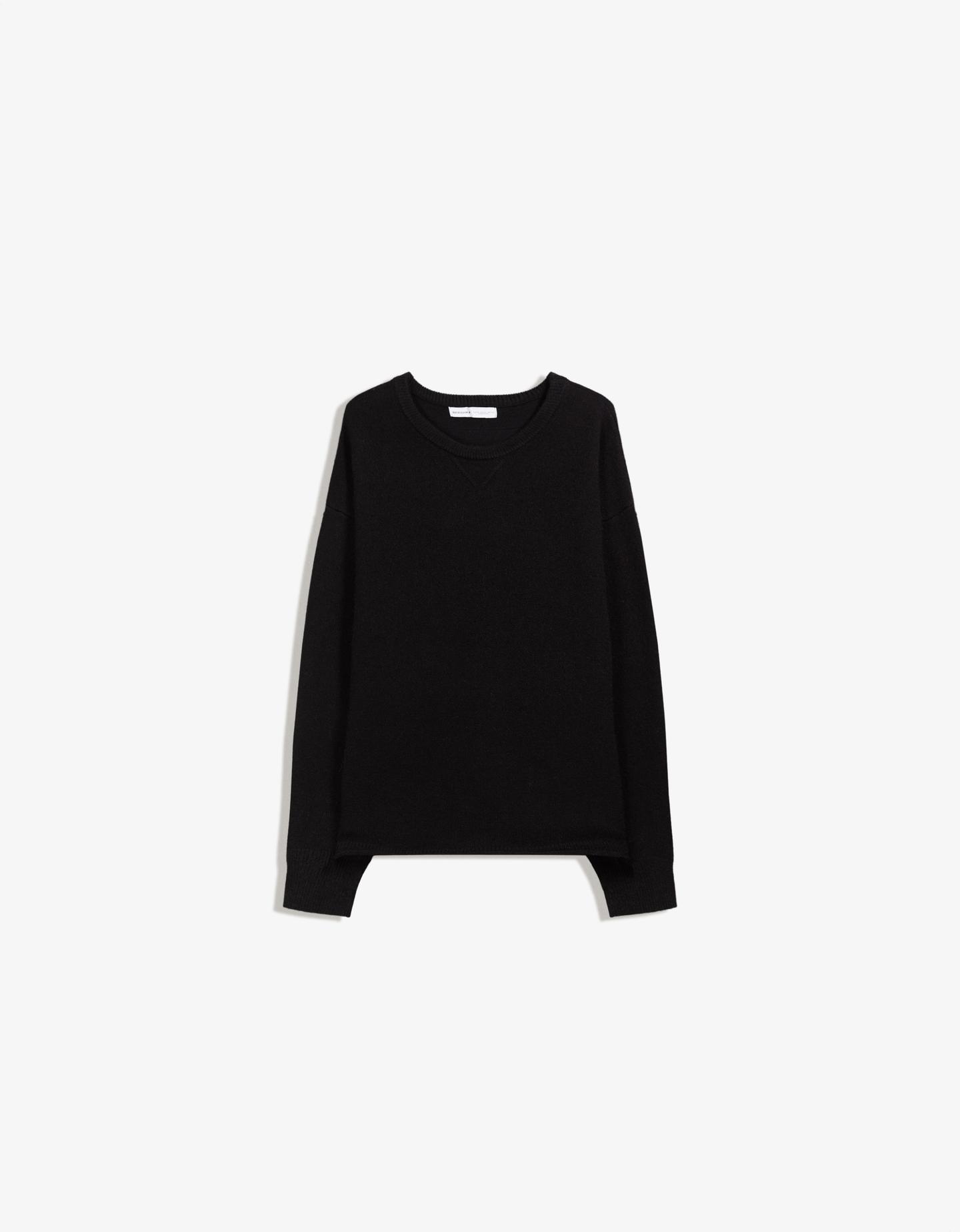 Bershka sweter oversize czarny
