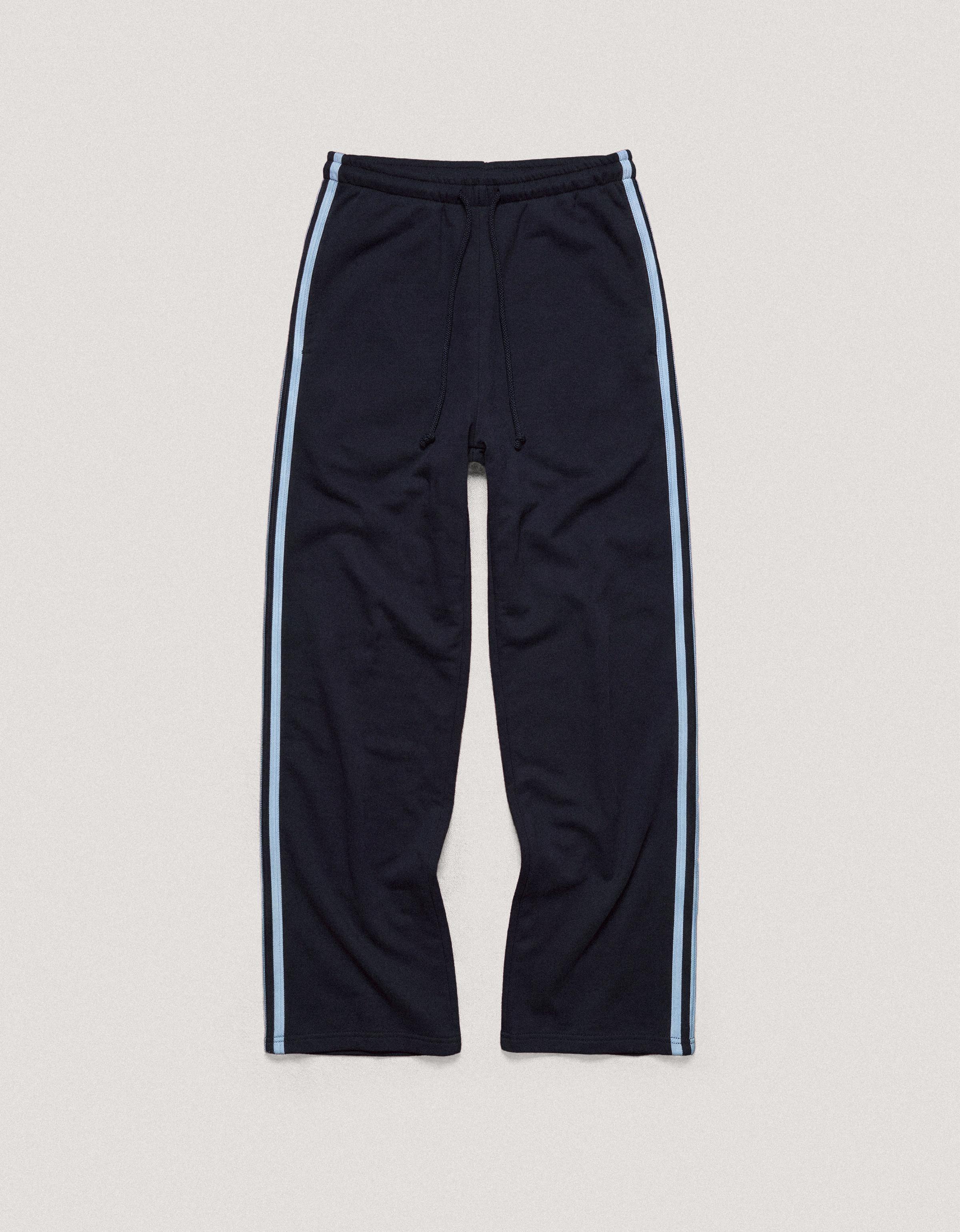 Side-stripe joggers — Navy