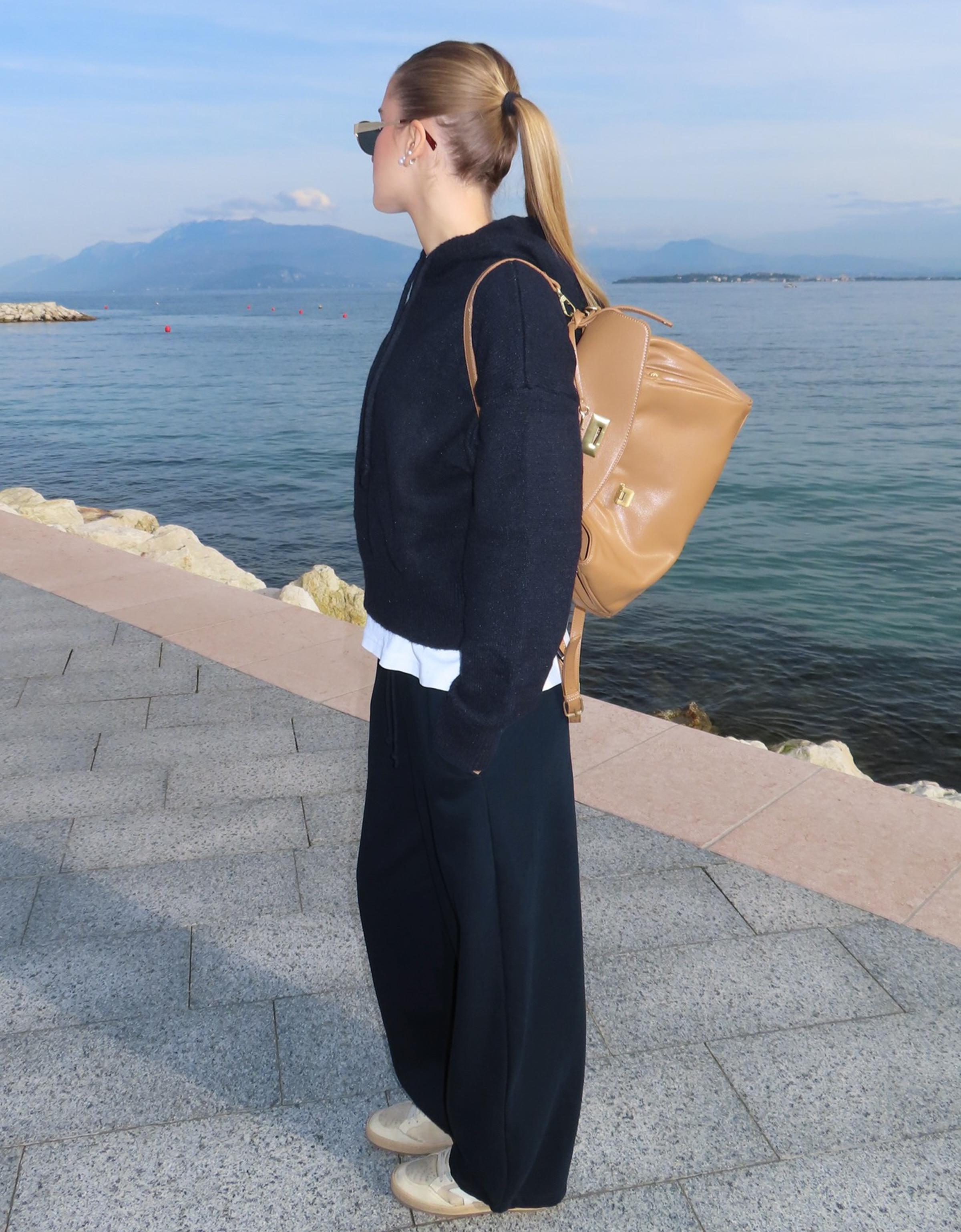 Stoperli barrel fit şardonlu pantolon - Görsel 35