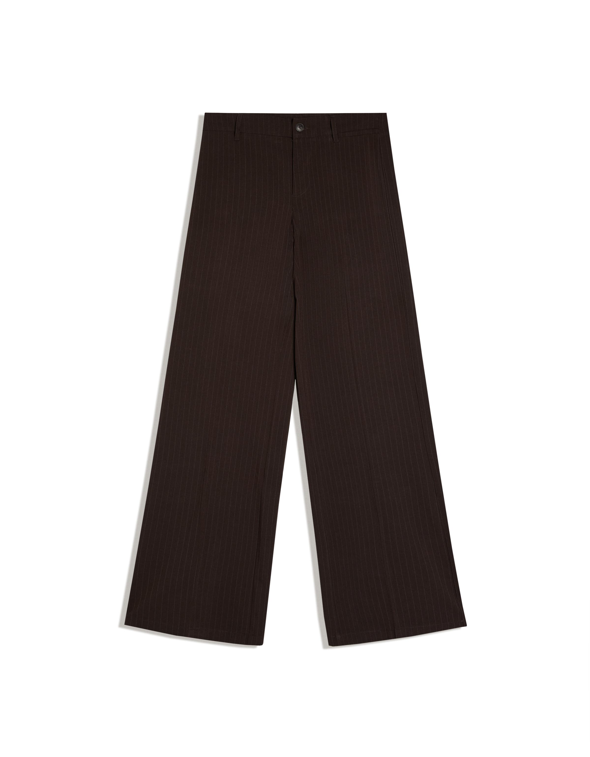 Wide-leg trousers — Brown