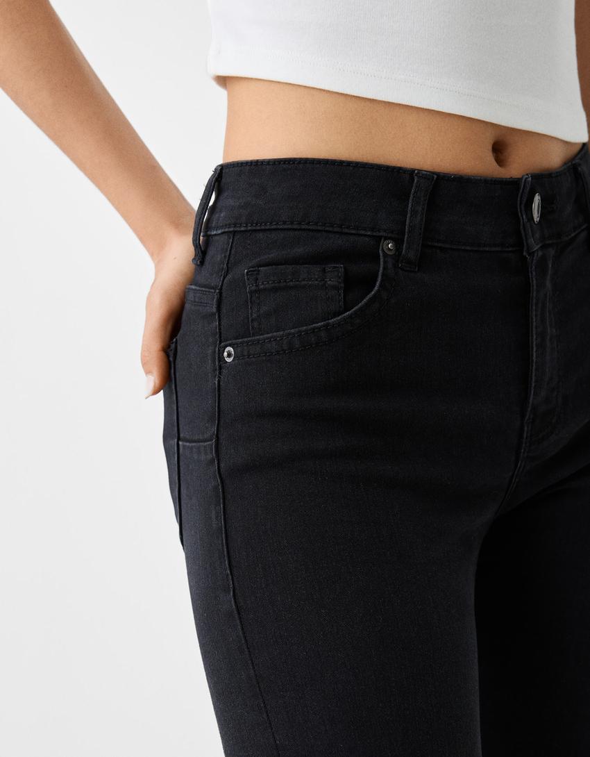 Push-up skinny jeans-Black-5
