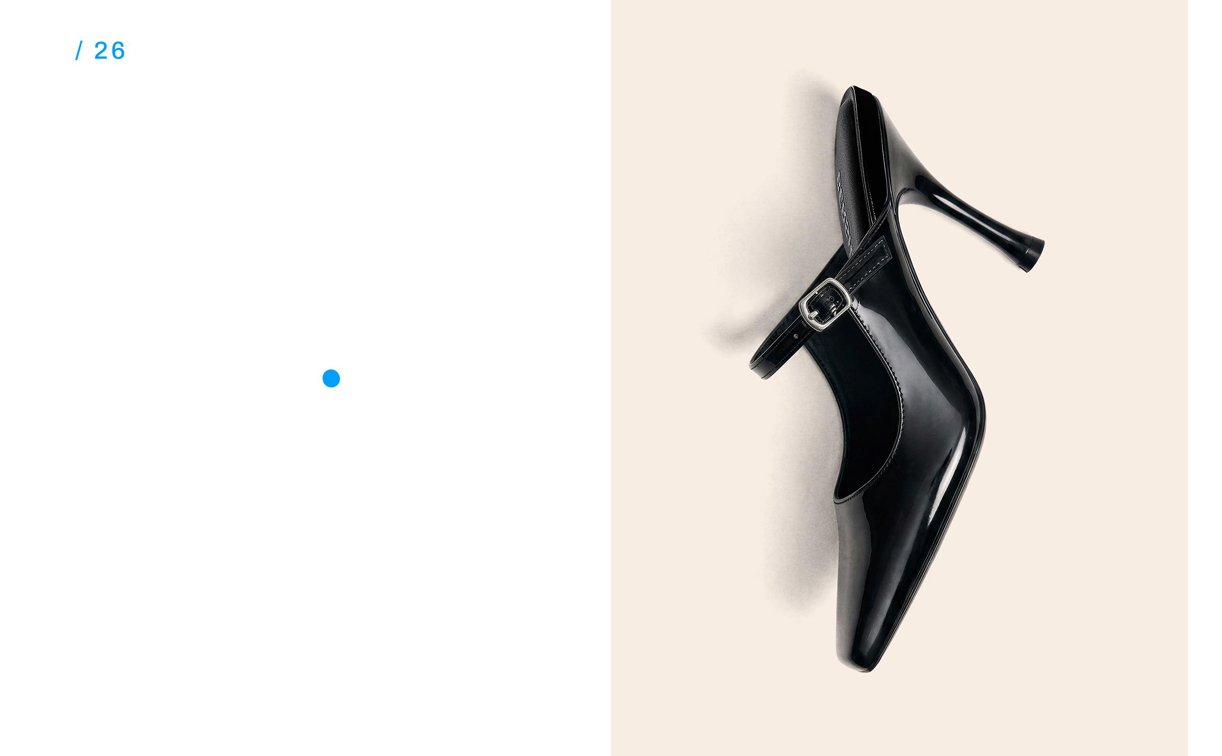 Buckled heeled mule shoes — BLACK