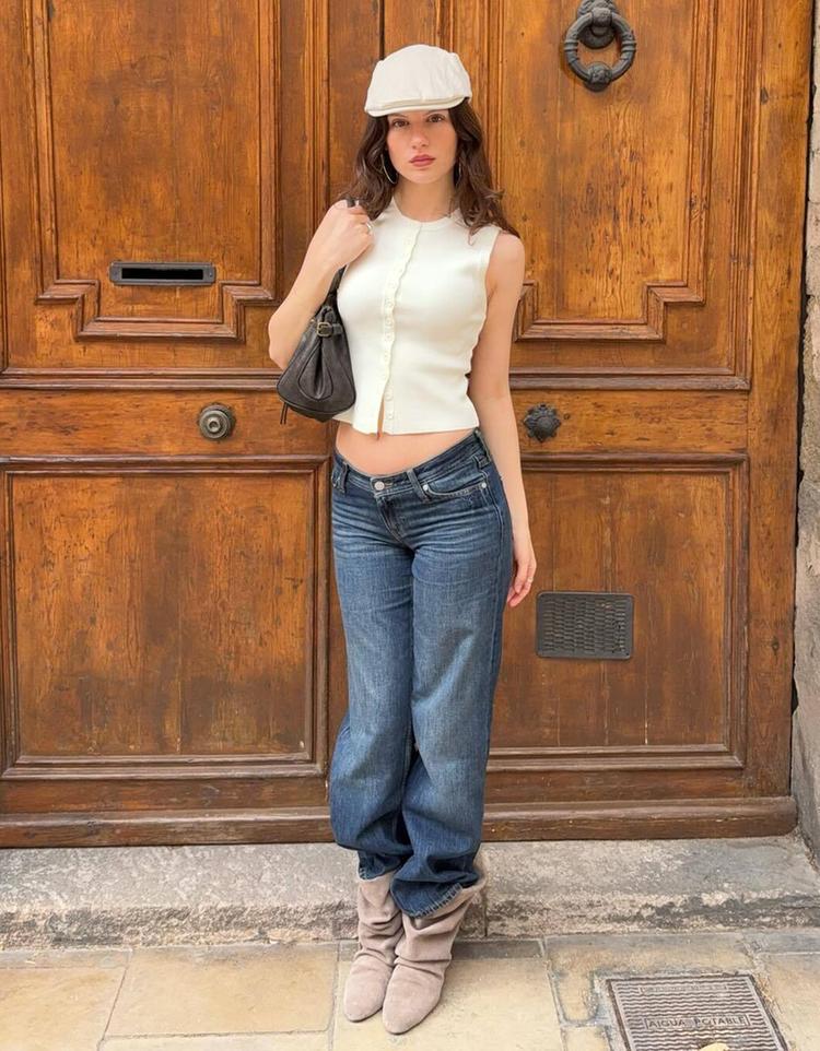 Bisiklet yaka düğmeli yelek