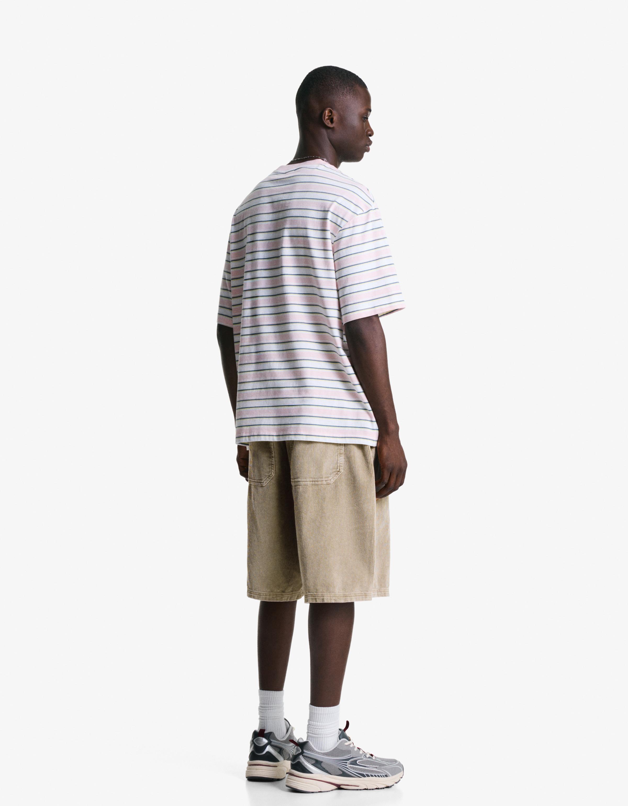 【AAKE】CORDUROY BERMUDA PT Corduroy jogger Bermuda shorts - Shorts - Men | Bershka