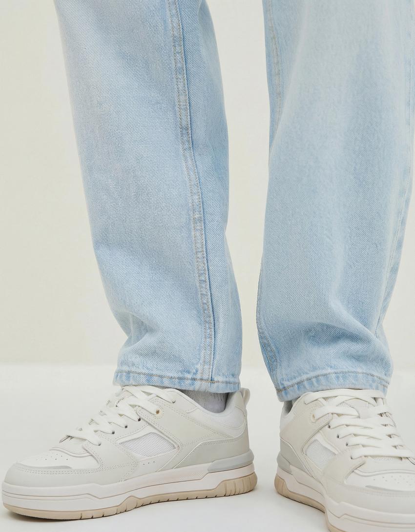 Jeans loose-Azul claro