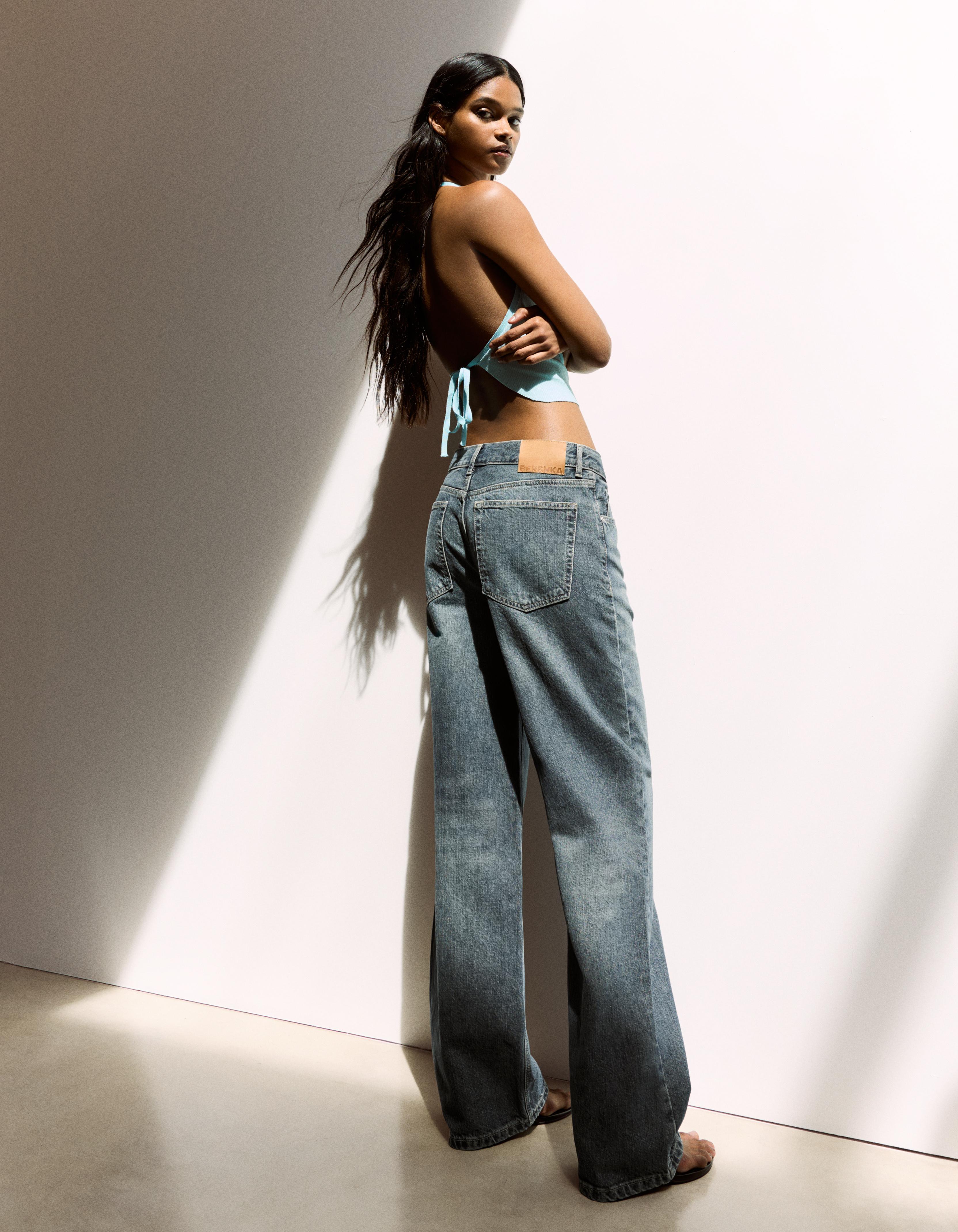 Straight baggy jeans — Blue