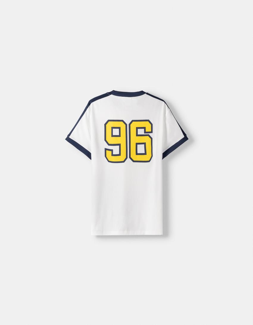 T-shirt technique LA Galaxy imprimé-Blanc-7