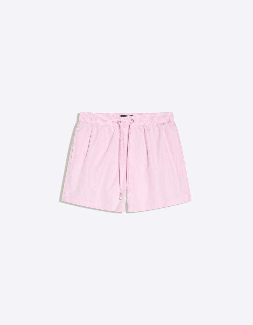 Basic Badeshorts-Rosa