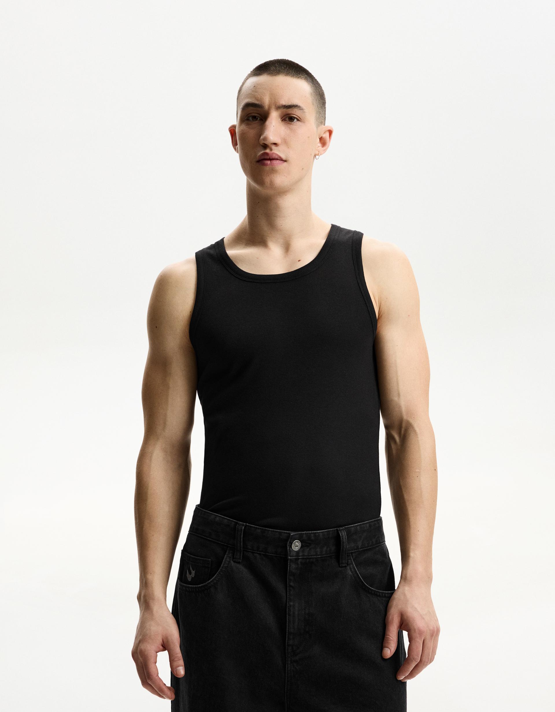 Bershka Ropa Bershka Camiseta Tirantes Hombre Bershka Camiseta