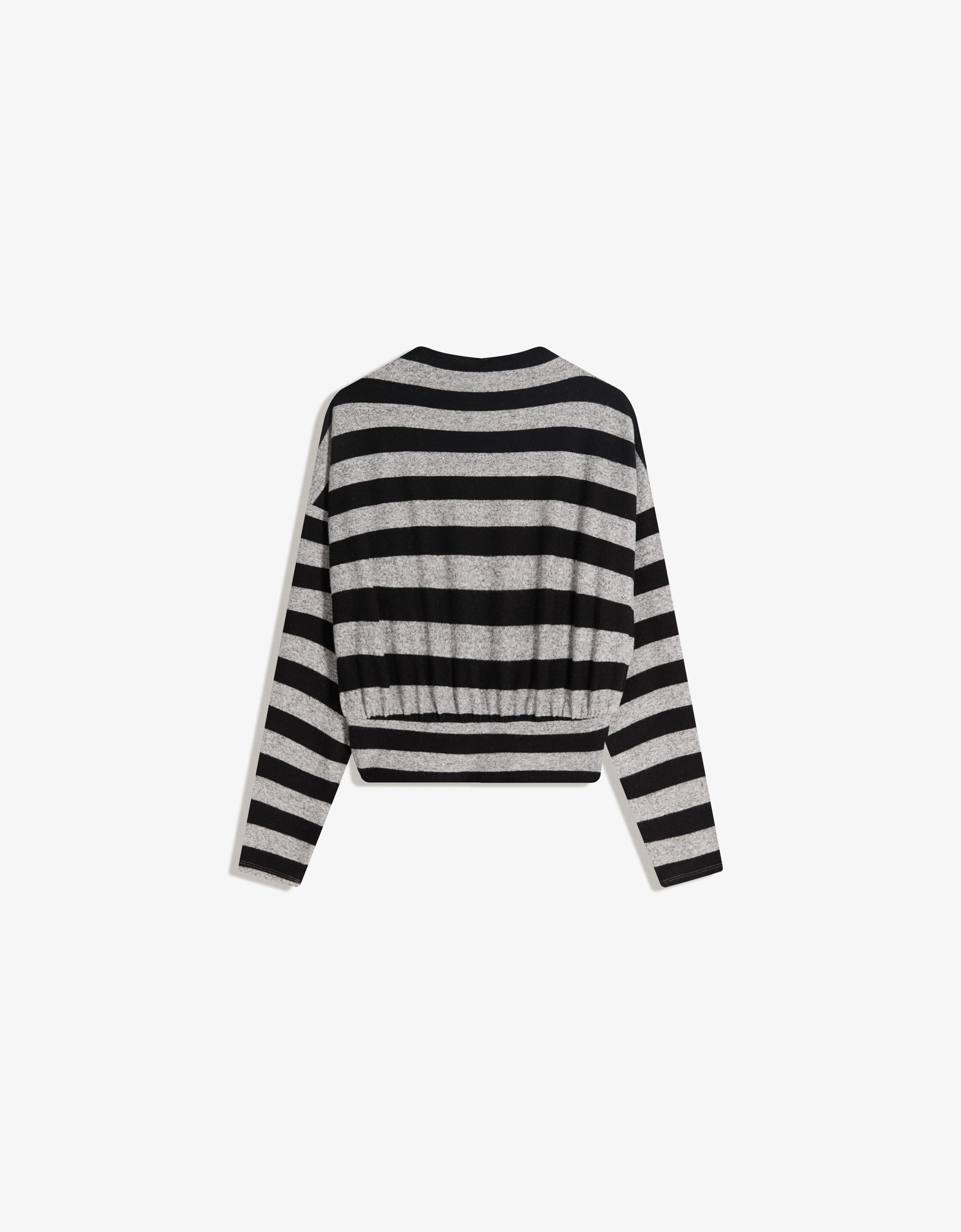 Mock neck jumper