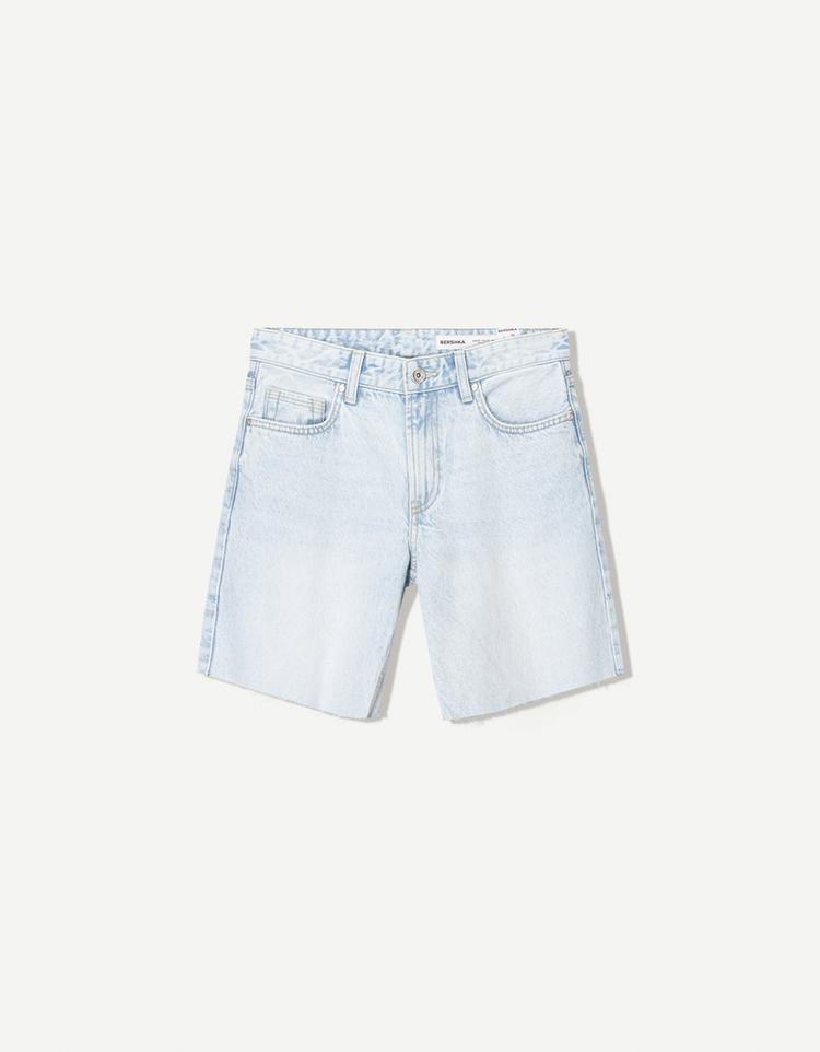 Denim bermuda şort