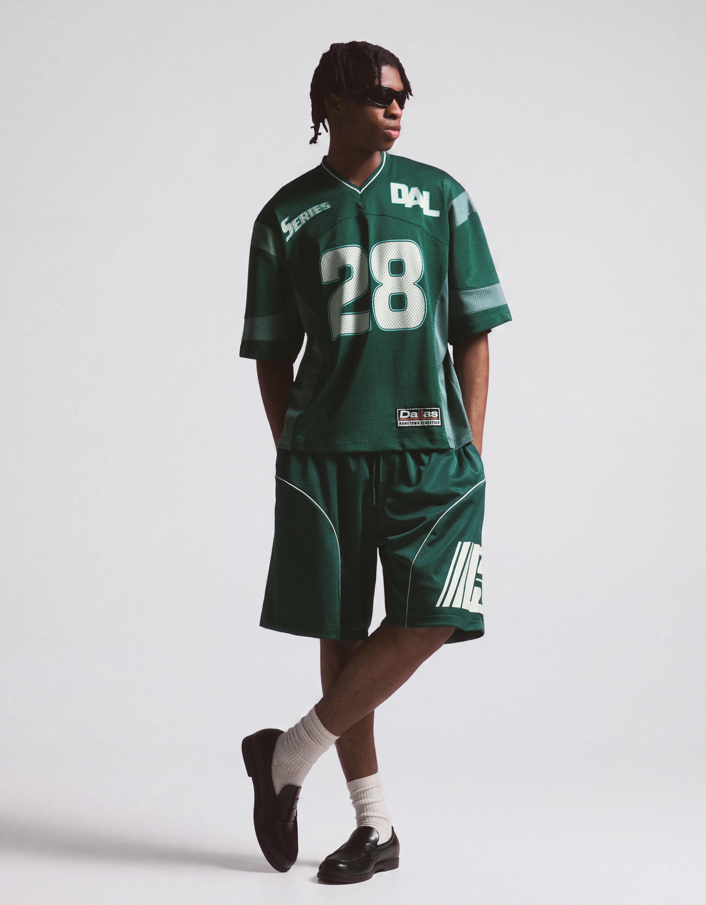 Short sleeve mesh T-shirt — Green