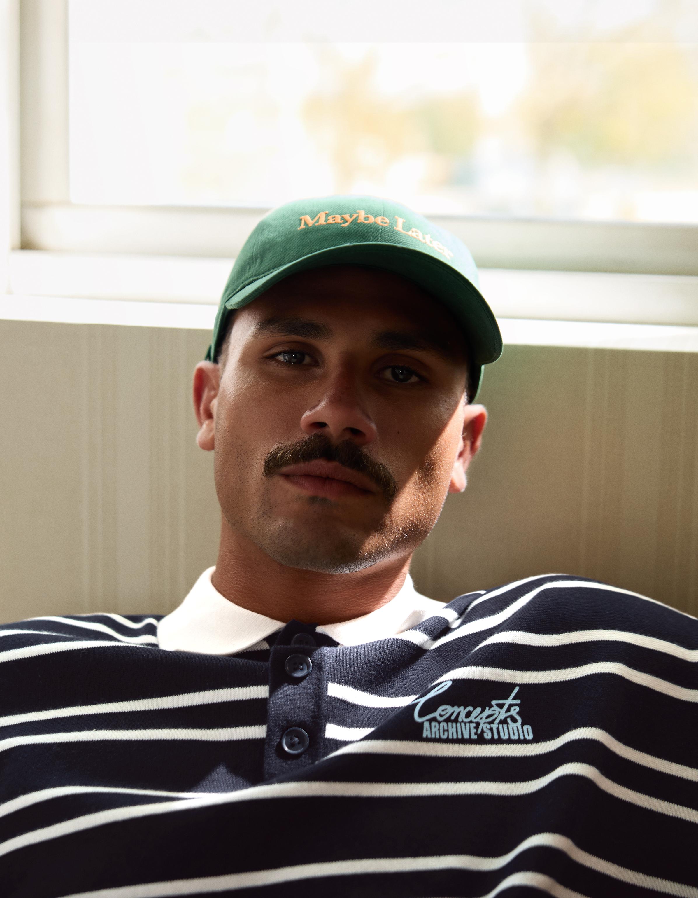 Çizgili grafik polo - Görsel 16