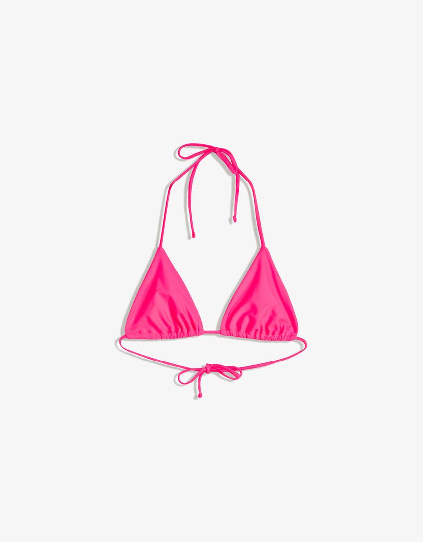 Neon bikini top-Fuchsia-3