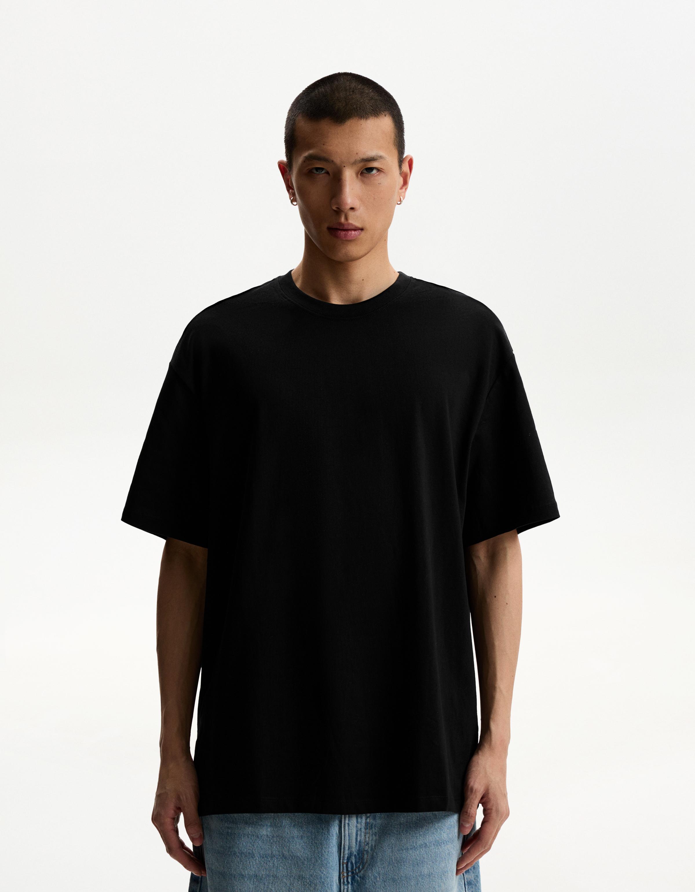 Bershka Shrek T-Shirt Mit Kurzen Ärmeln Herren Xxs Schwarz