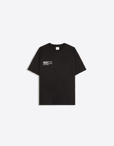 Printed interlock sweatshirt — Black 5