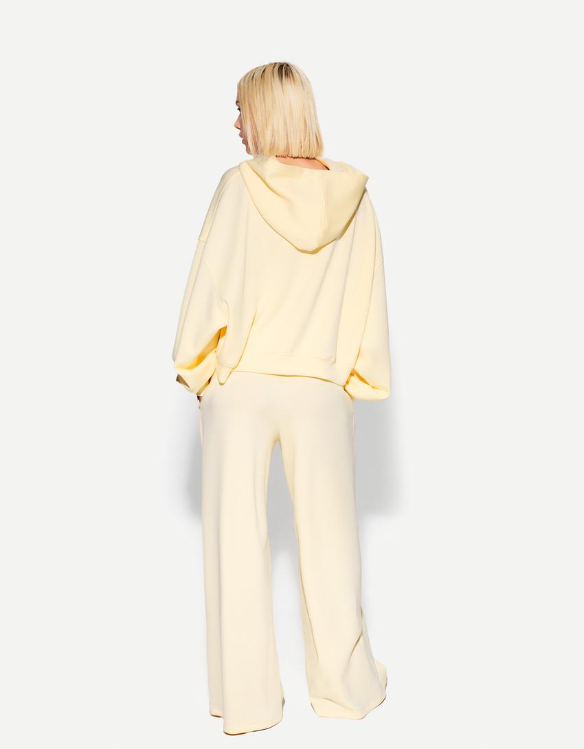 bershka pufferjacke mit kapuze