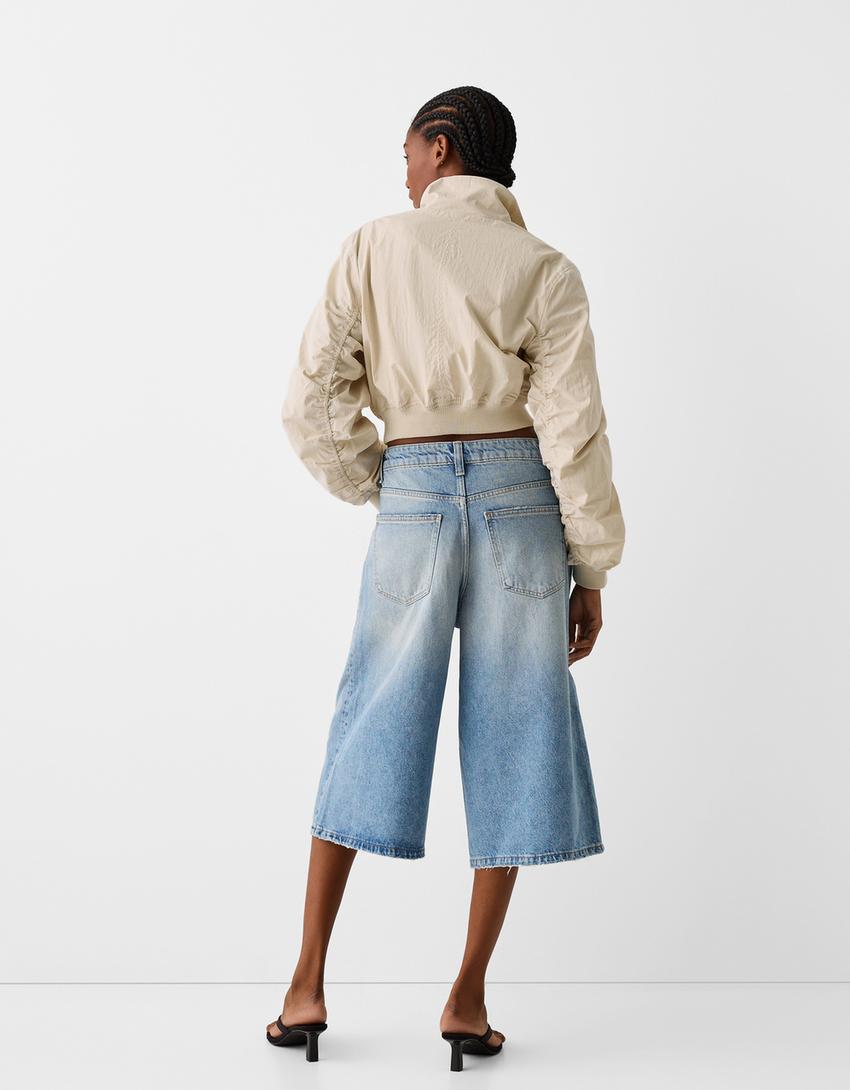 Blouson léger poches-Écru-1