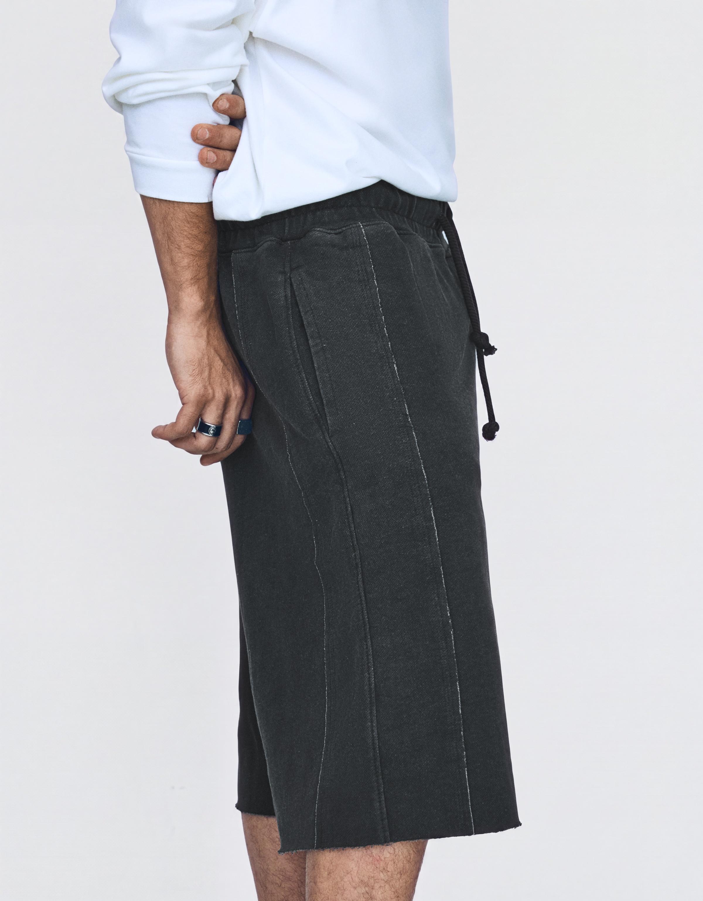 Baggy jort Bermuda shorts — Grey