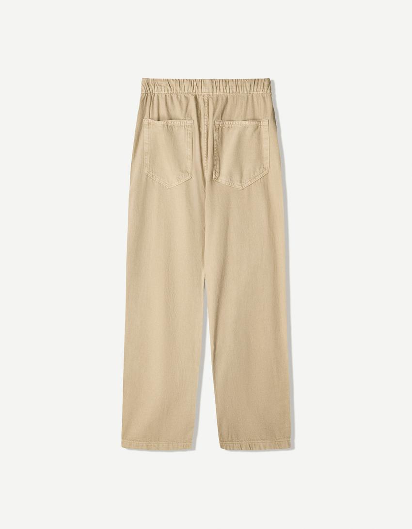 Jogger jeans-Camel-5