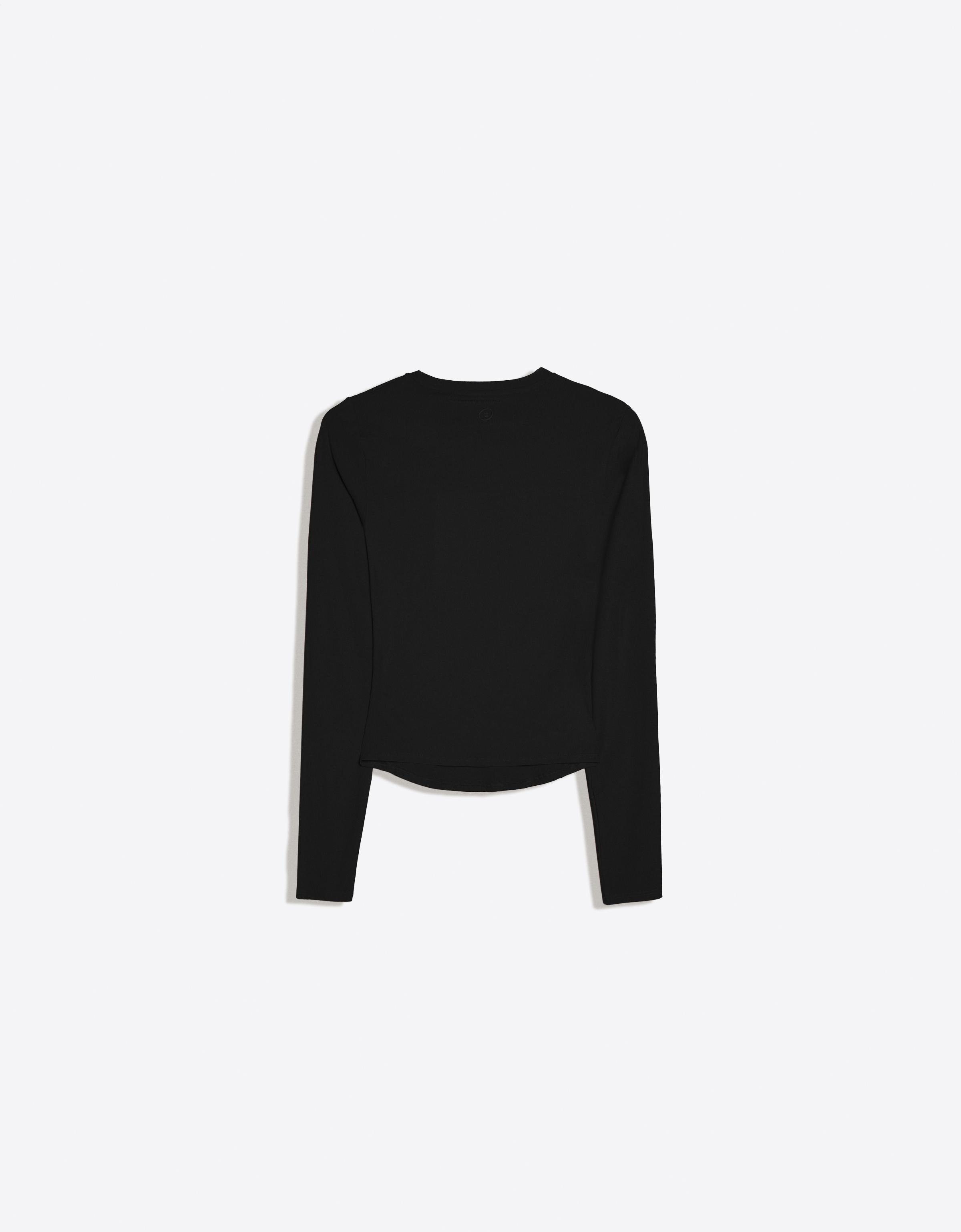 Technical long sleeve breathable & quick-dry T-shirt — Black