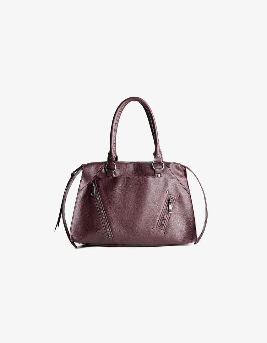Biker bag-Burgundy