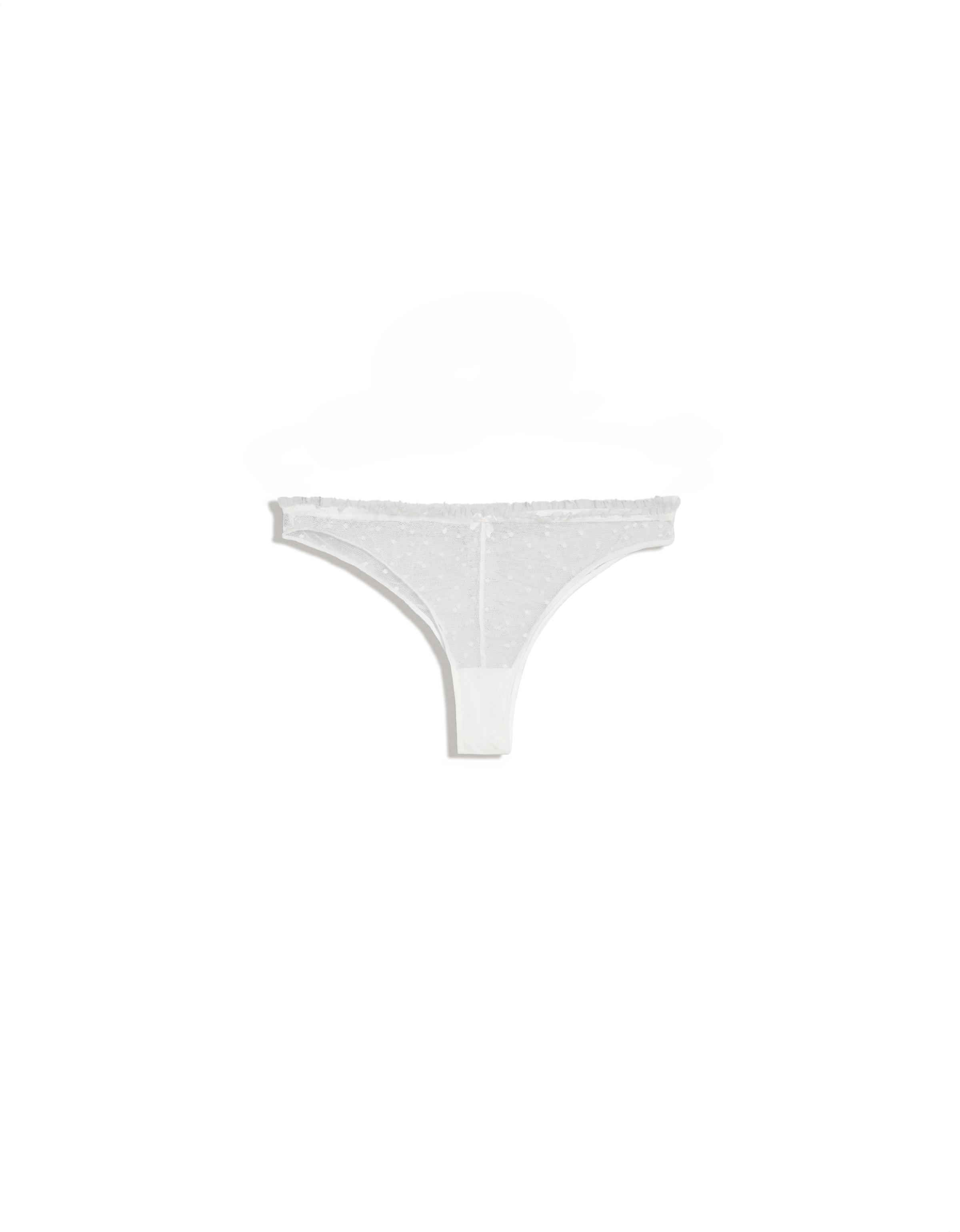 Dotted mesh briefs