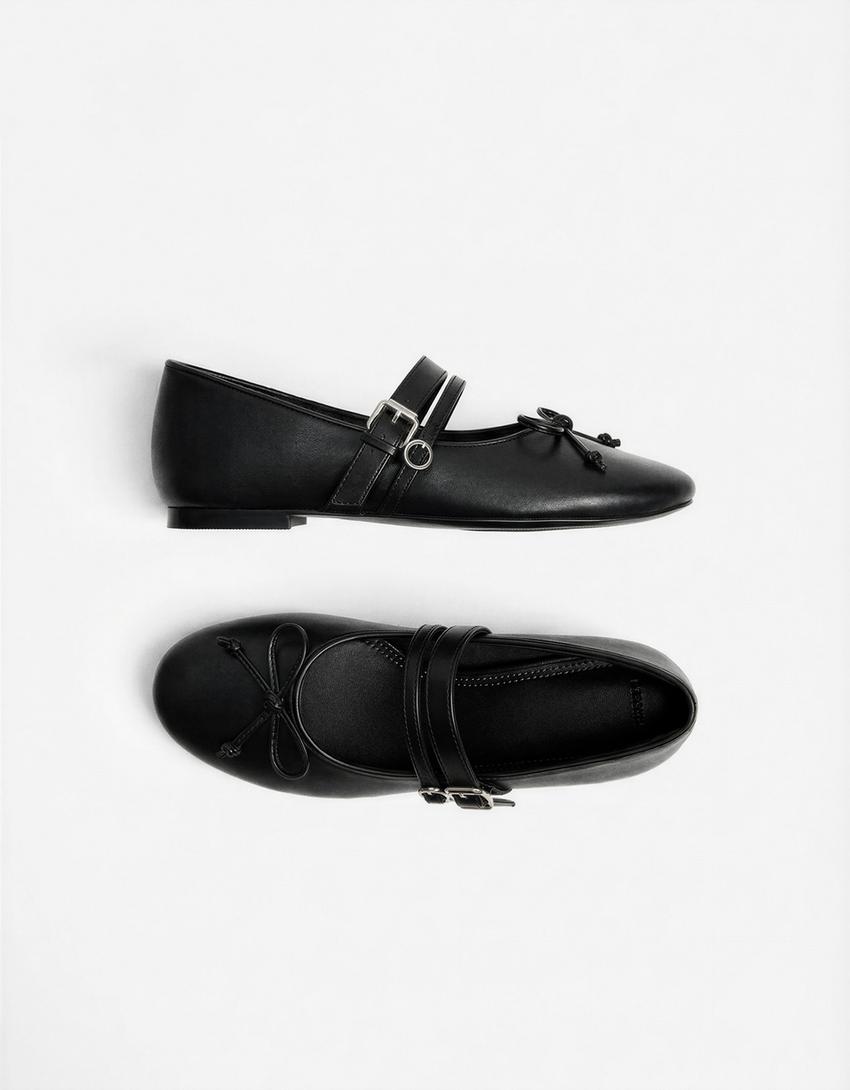 Ballerine boucles-Noir