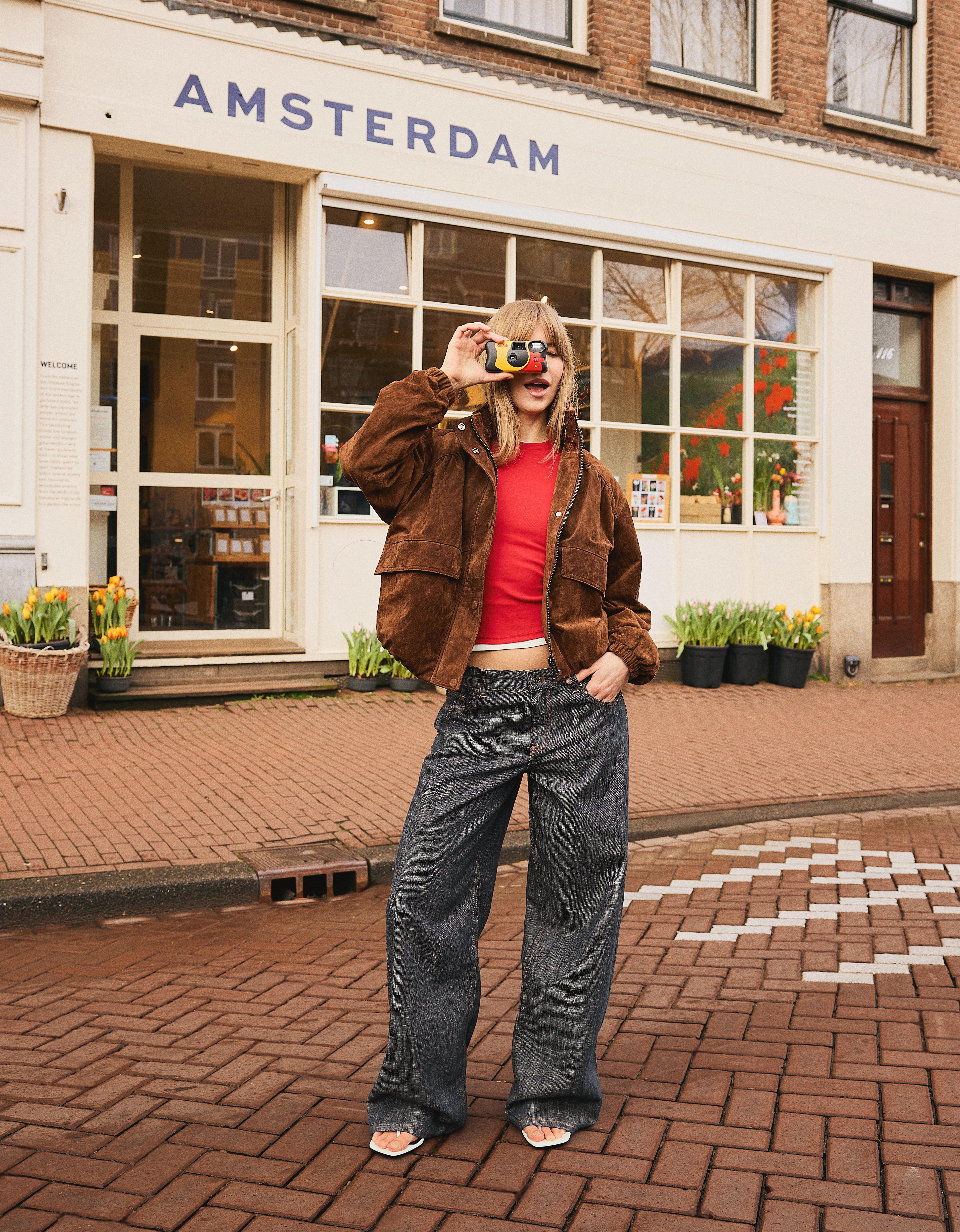 Düşük bel dokulu boyfriend jean - Görsel 36