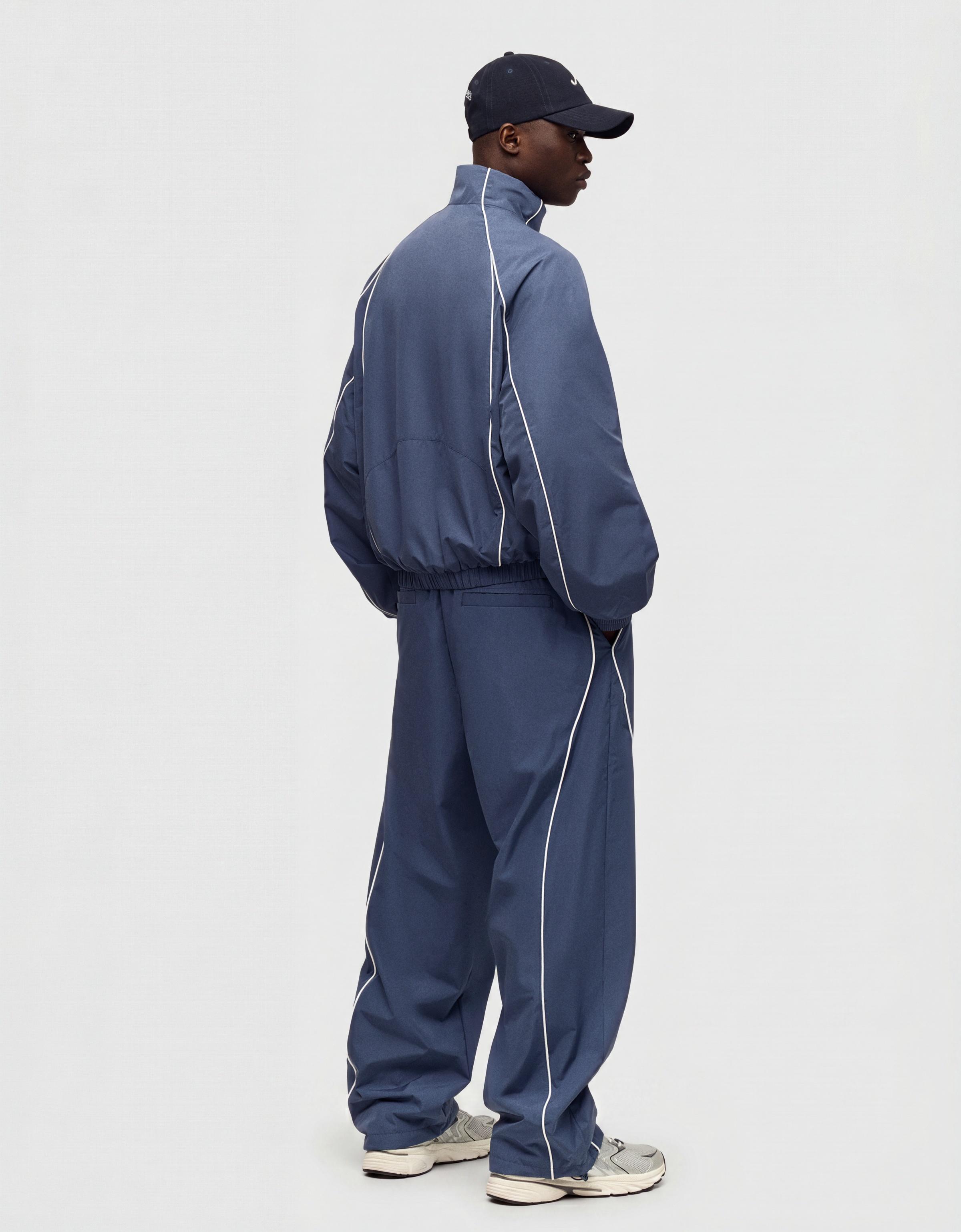 Contrast technical jacket — Blue