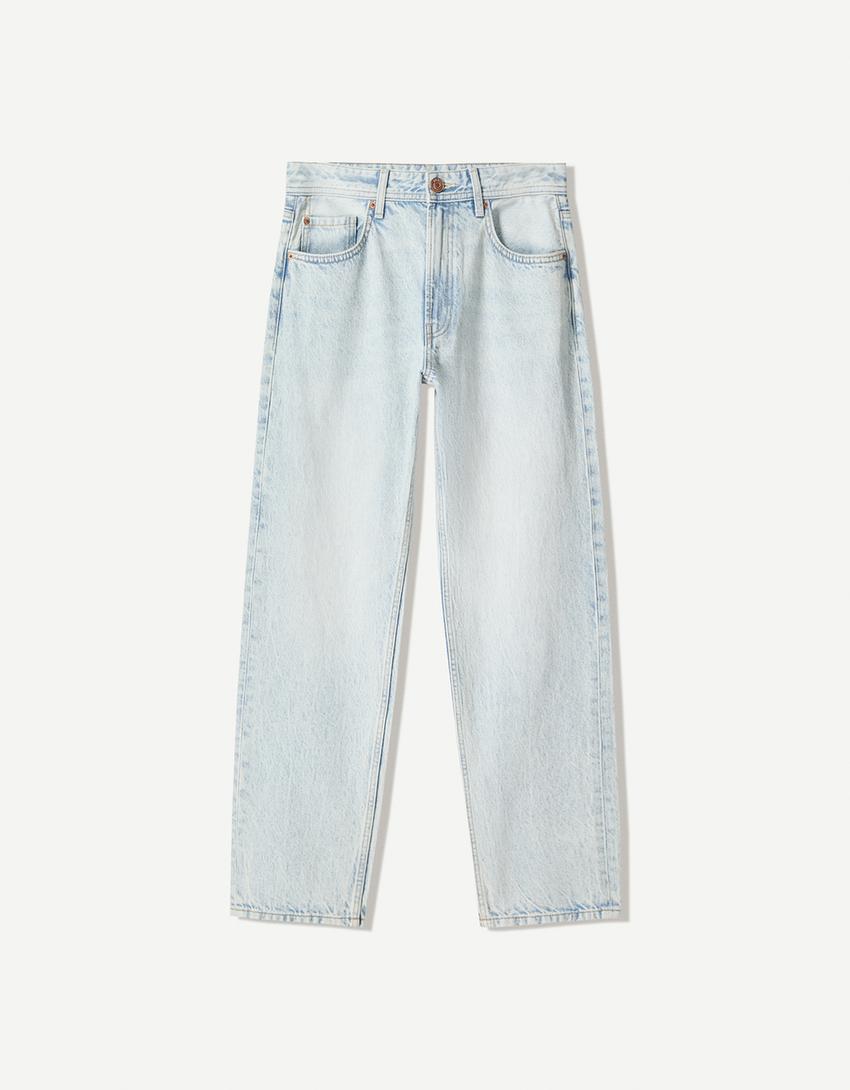 Straight fit jeans-Light blue-3