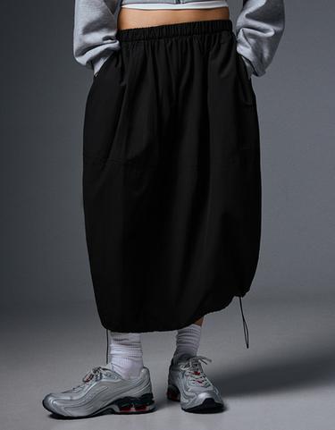 Parachute midi skirt — Black 3