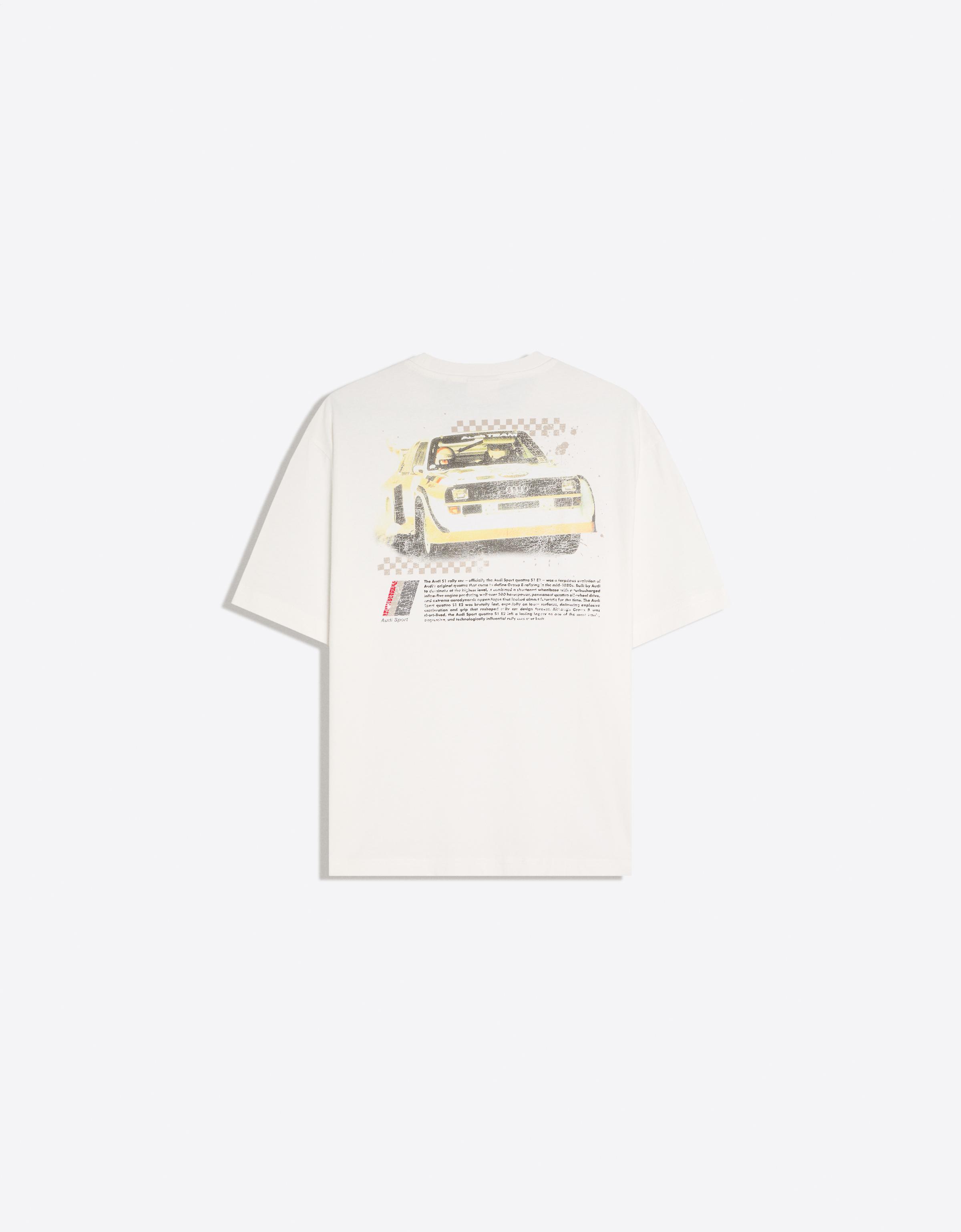 Relaxed fit T-shirt AUDI — Off white
