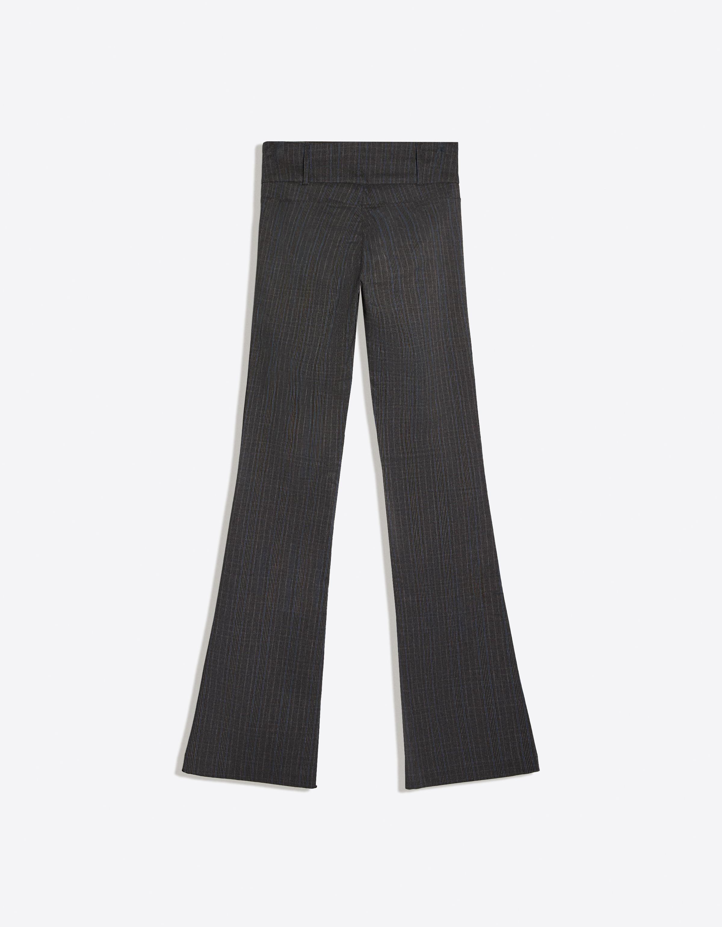 Bengaline flared trousers — Dark grey