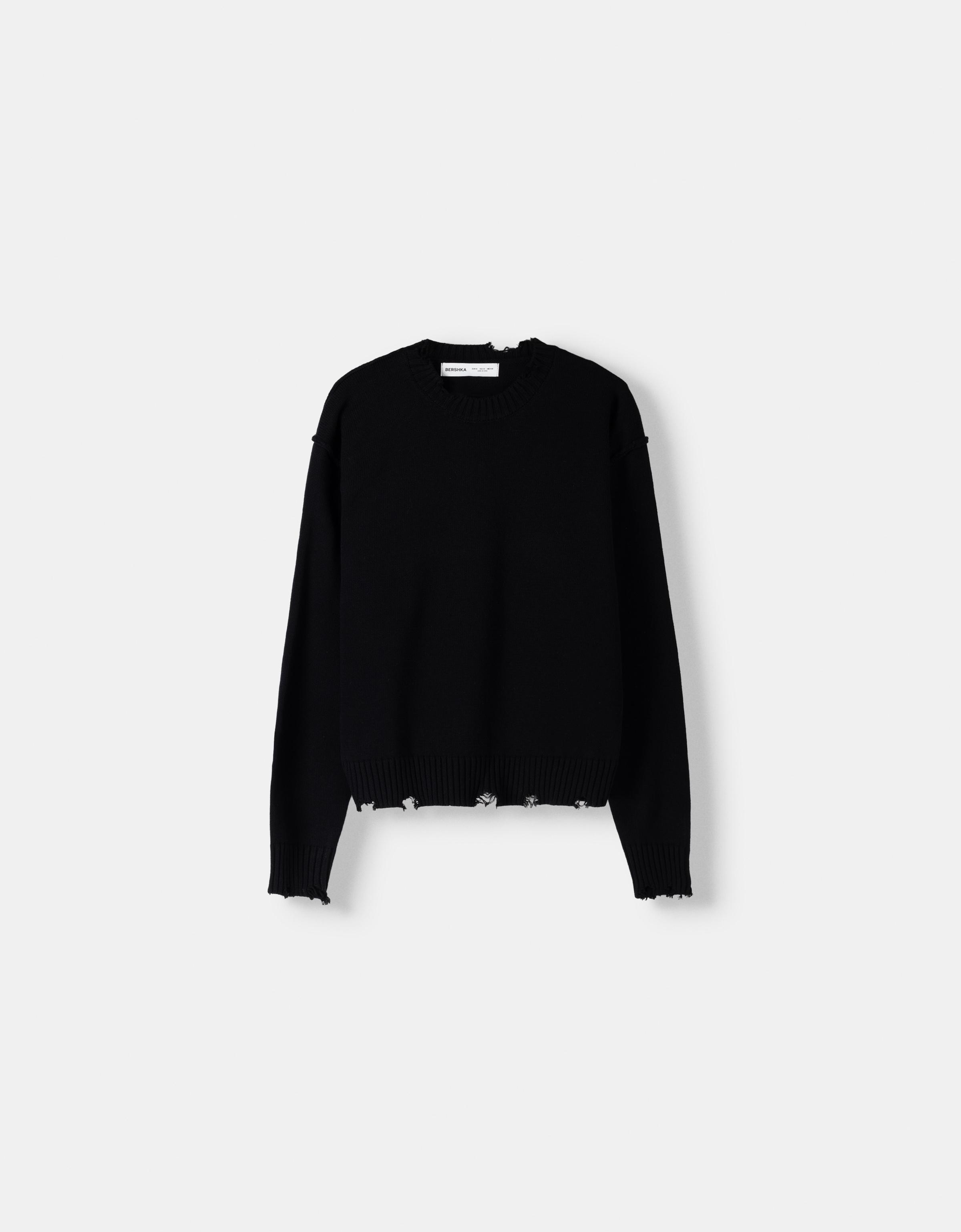 Bershka black sweatshirt online