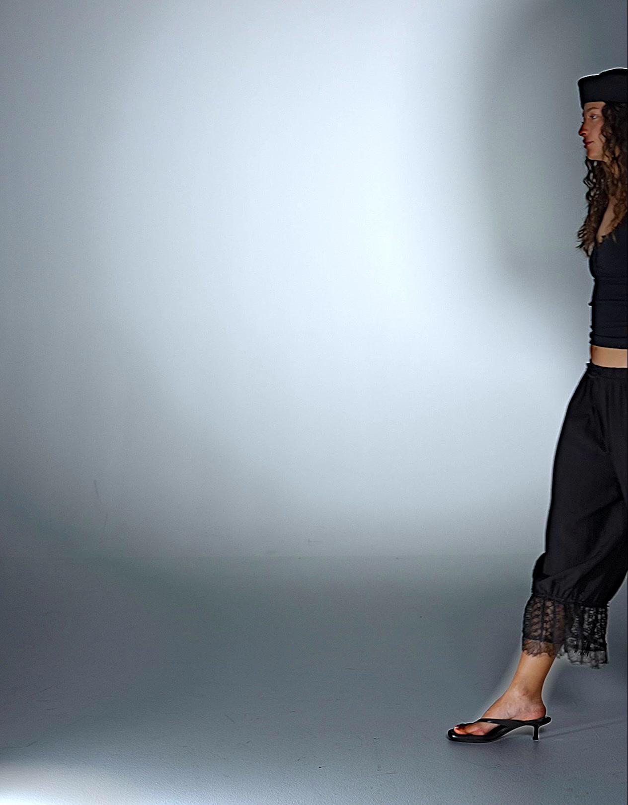 Şalvar paça lencero pantolon - Görsel 9