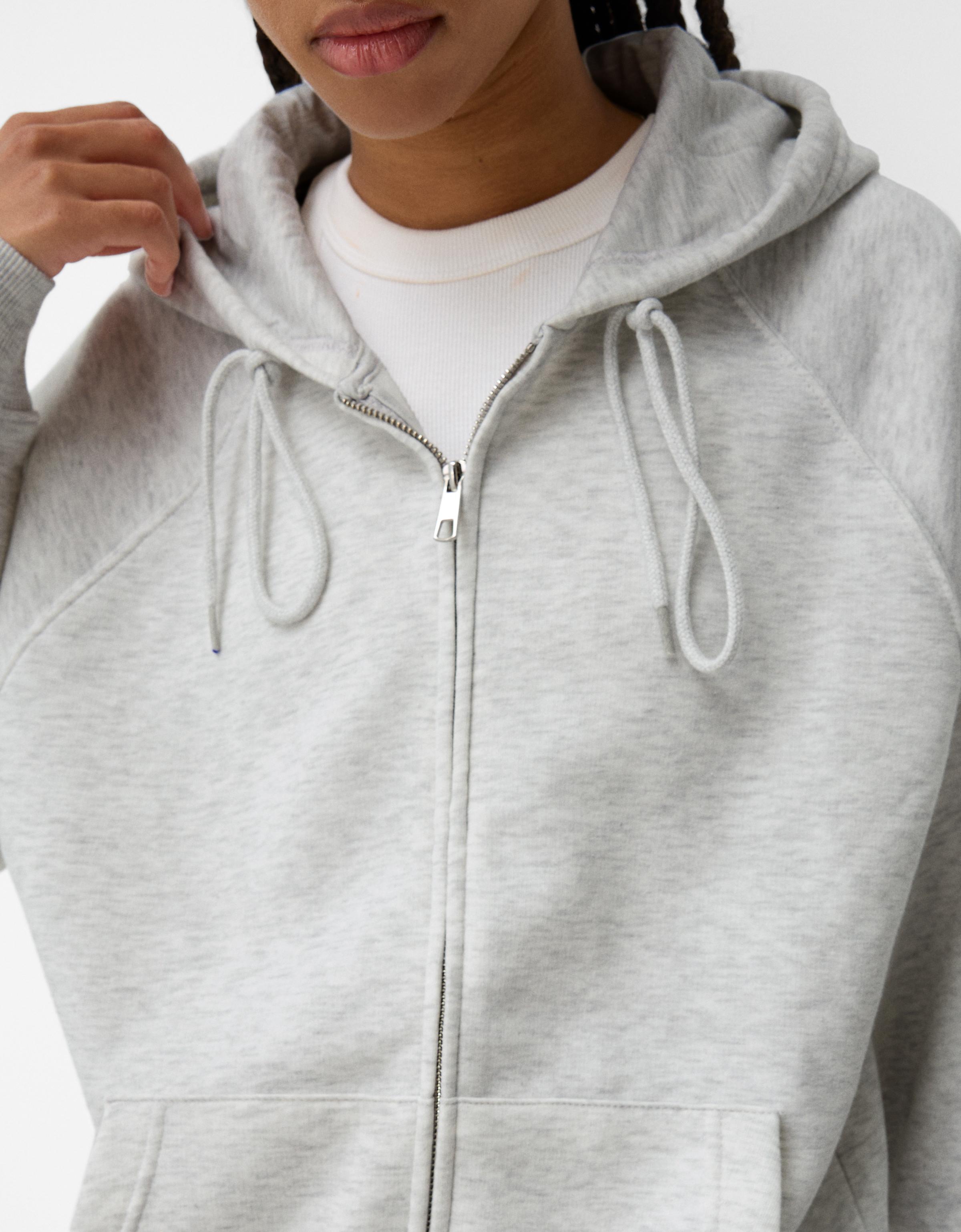 Bershka Motocross Piped Sweatshirt in Gray for Men | Lyst