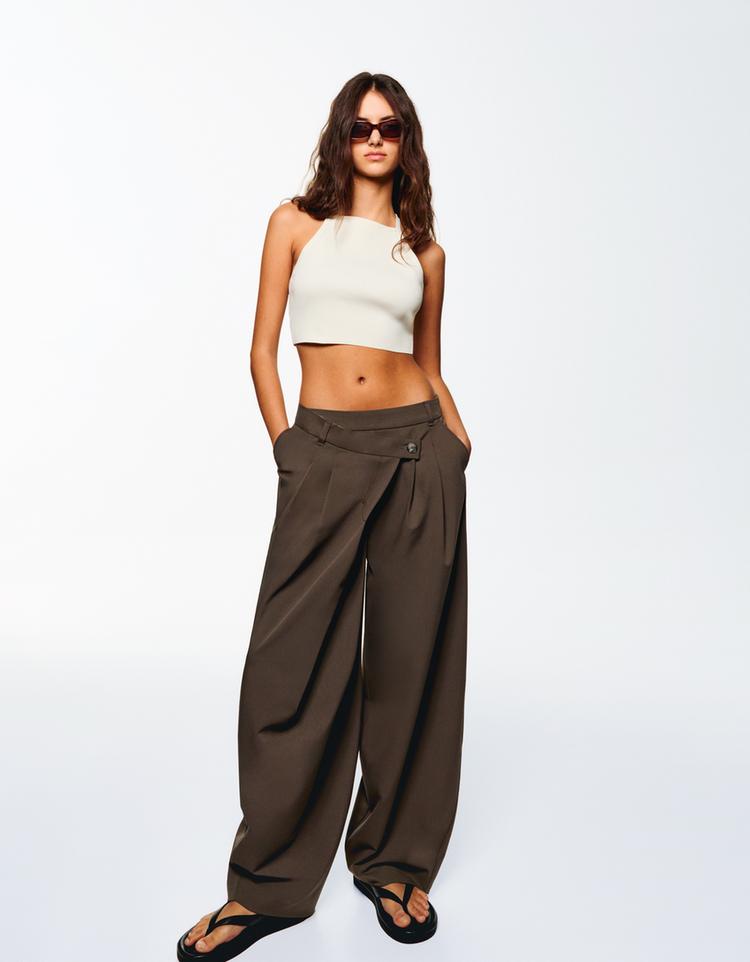Kruvaze belli tailored fit pantolon