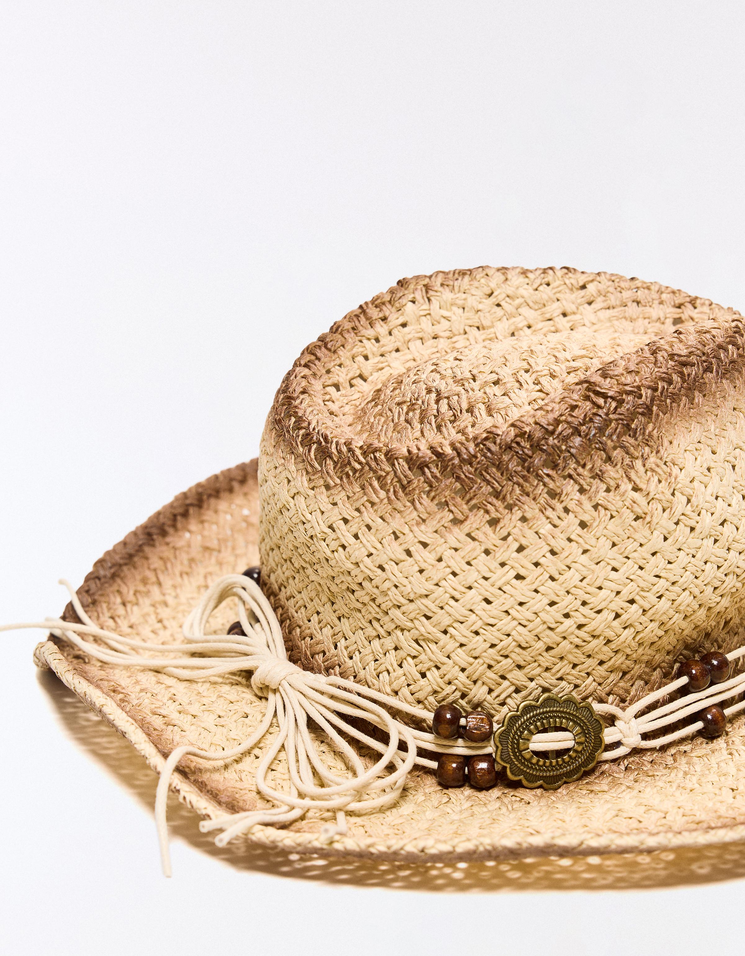 Ombre cowboy hat — Camel