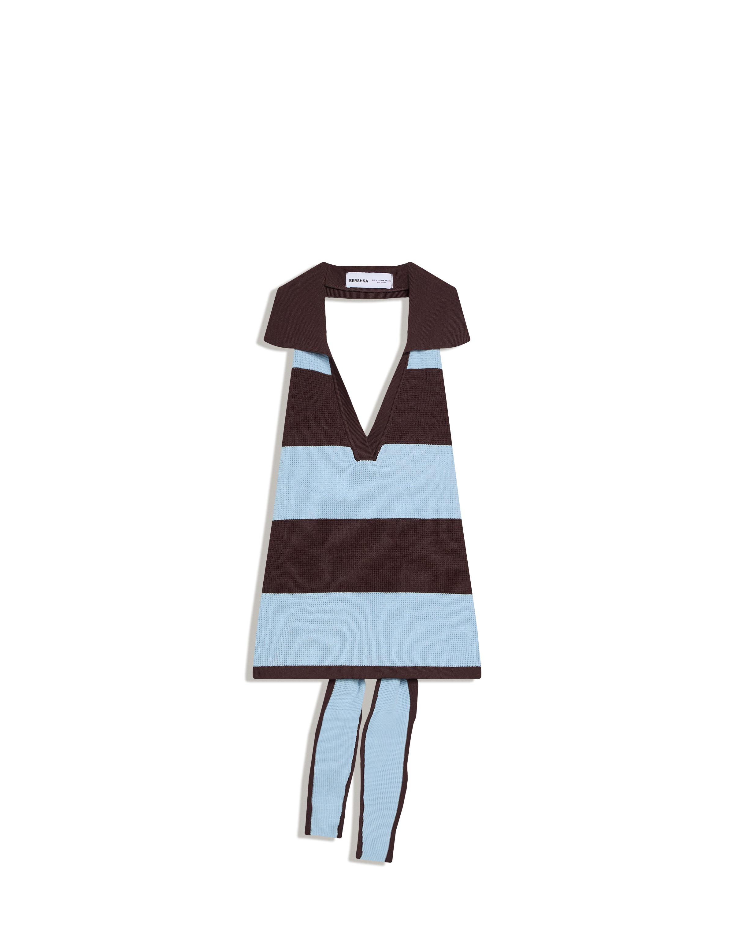 Arkası düğümlü polo yaka top - Görsel 17