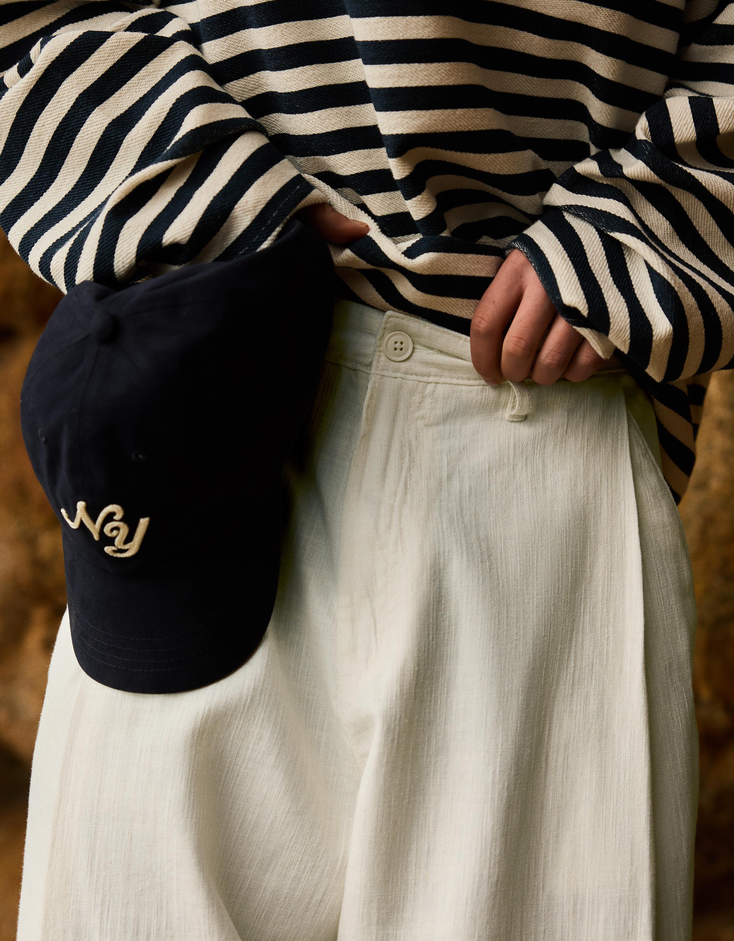 Ketenli super baggy fit pantolon - Görsel 45