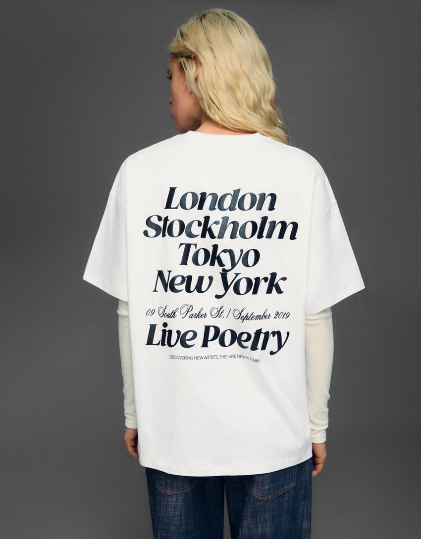 Majica kratkih rukava sa dezenom-Zagasitobela