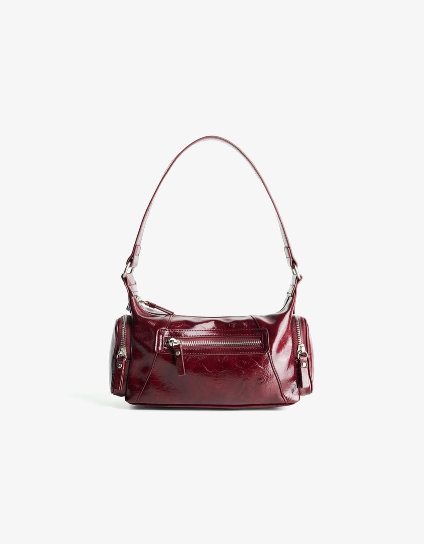 Multipocket-Tasche-Bordeaux