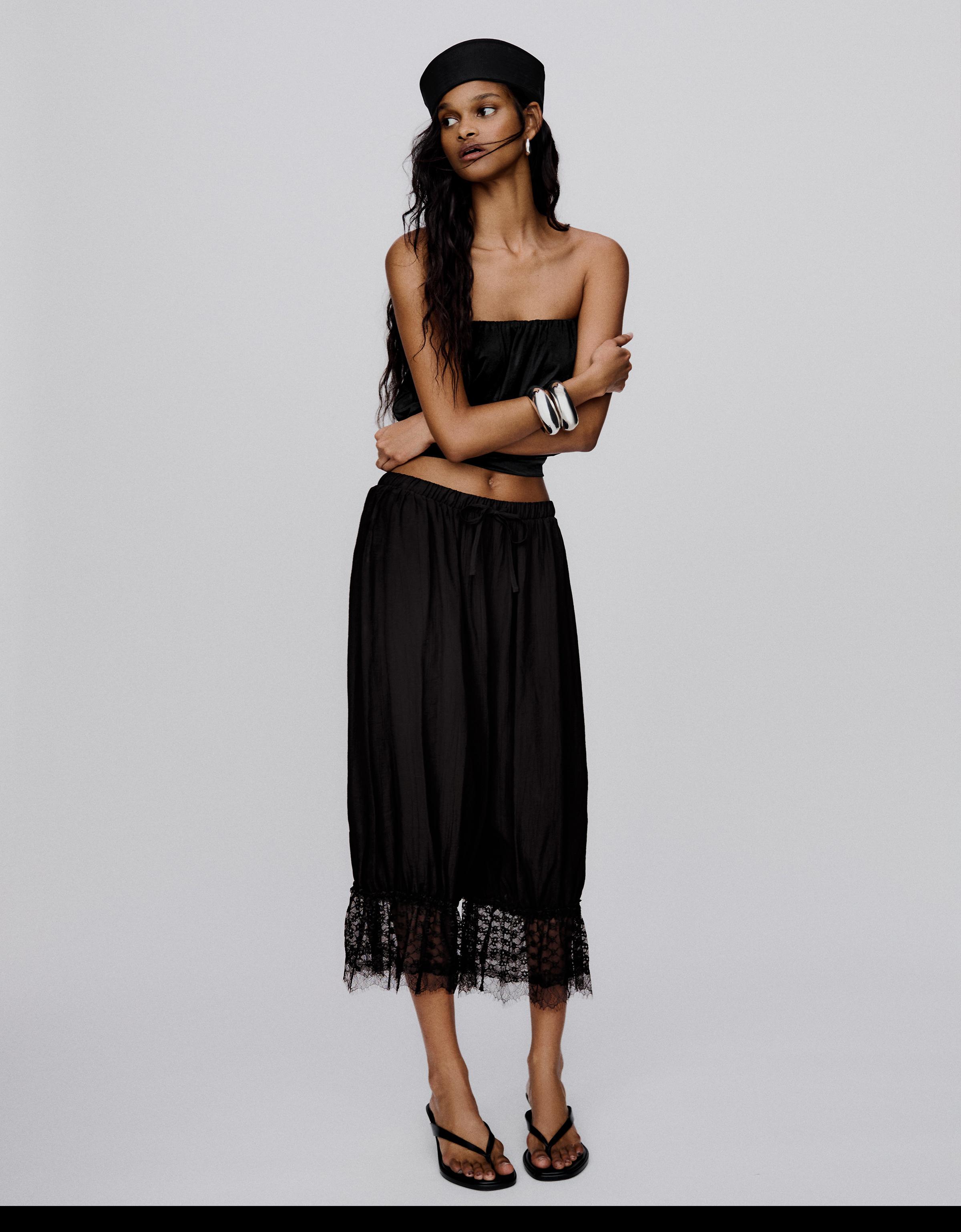 Şalvar paça lencero pantolon - Görsel 14