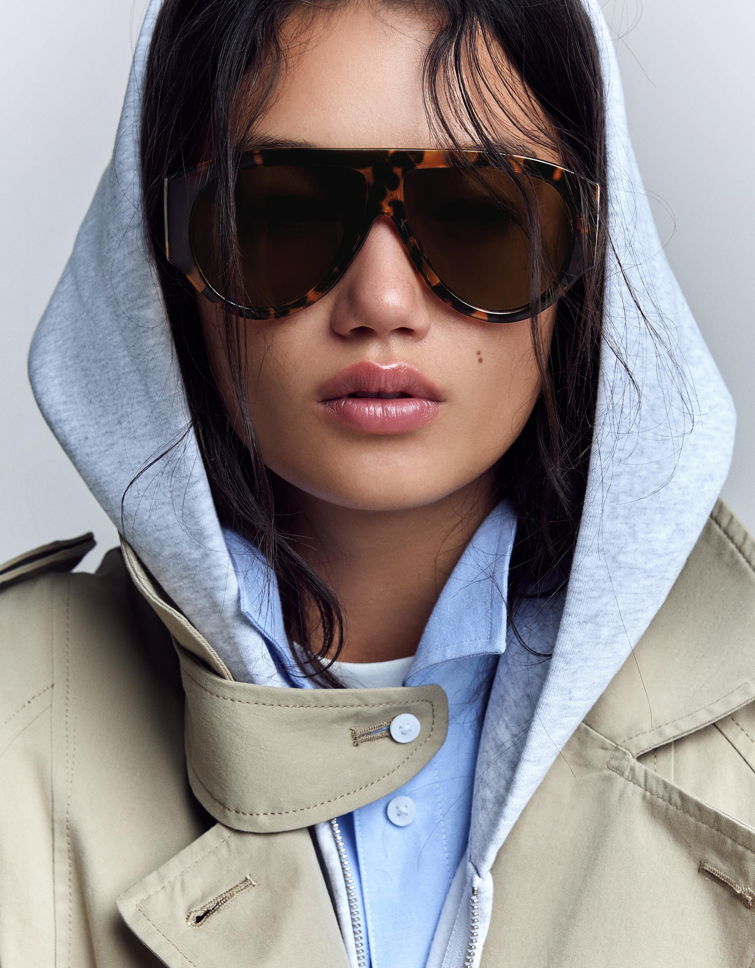 Acetate sunglasses — Brown