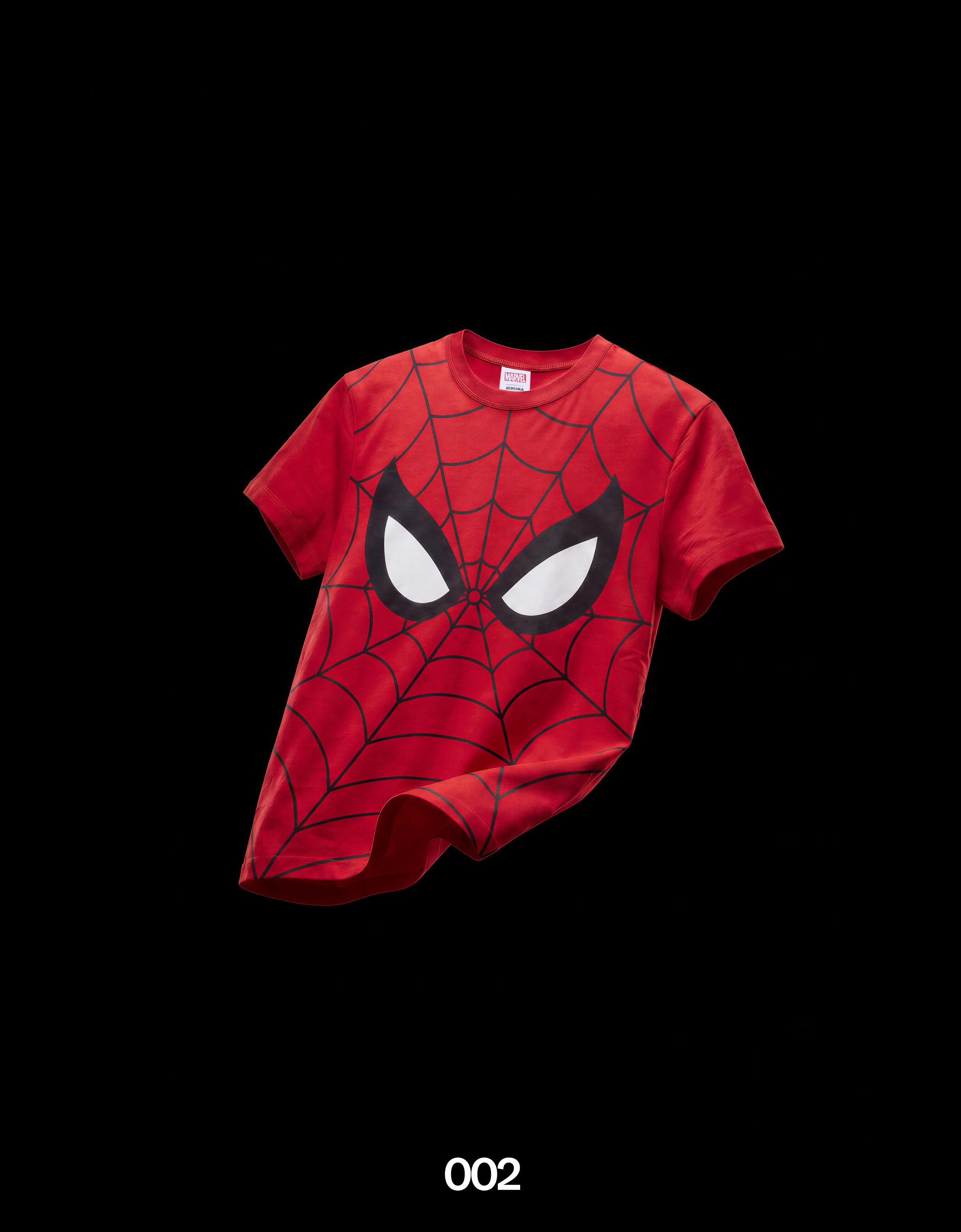 Bershka SPIDER-MAN dar kesim tişört